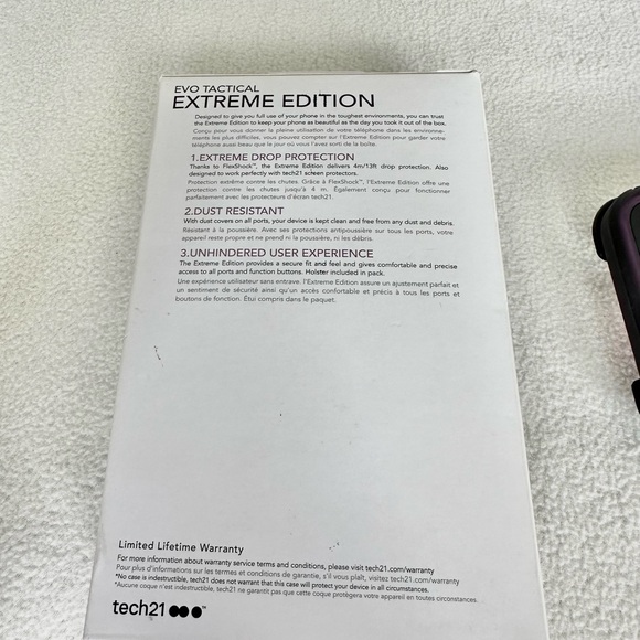 iPhone 7 Plus case with clip - Tech 21 EVO tactical extreme edition - Picture 2 of 7